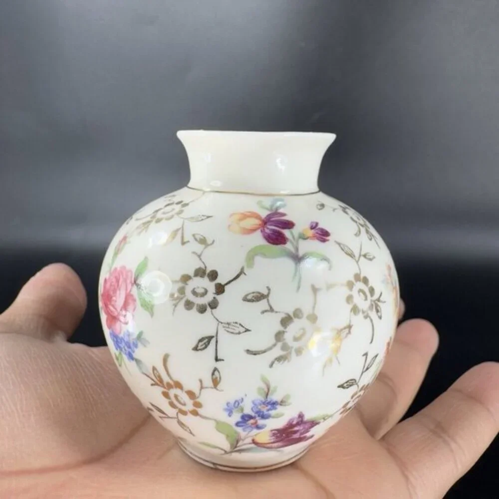 1950s Kronach Bavaria OCA Porcellan Floral Vase‎ Bud Vase Marked Anita 63/1 VTG
